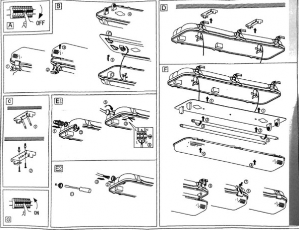 Cách lắp đặt máng đèn chống thấm đơn giản nhờ 7 bước